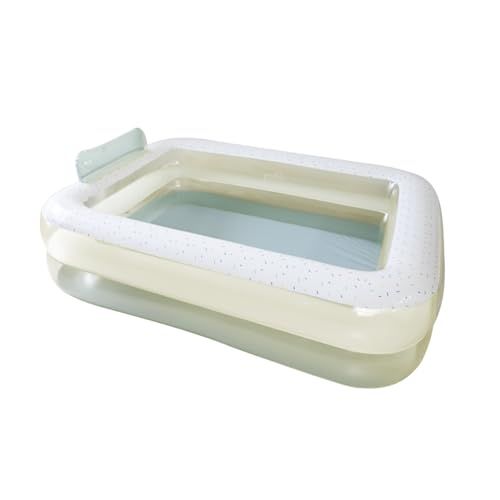 ☆新品☆WEIMALL プール 大型 折り畳み 背もたれ付き 200×150×46cm 家庭用 ファミリー ビニール 子供用 水遊び 庭遊び 夏休み 暑さ対策 キッズ ベランダ 自宅 保育園 幼稚園 (カラースプレー) GAC007CS 82c58c09