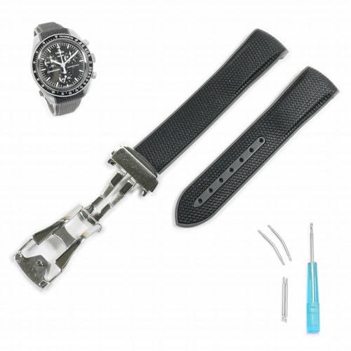 Swatch×OMEGA スウォッチ×オメガ対応ラバーベルト Ｄバックル付き/ 7e794278