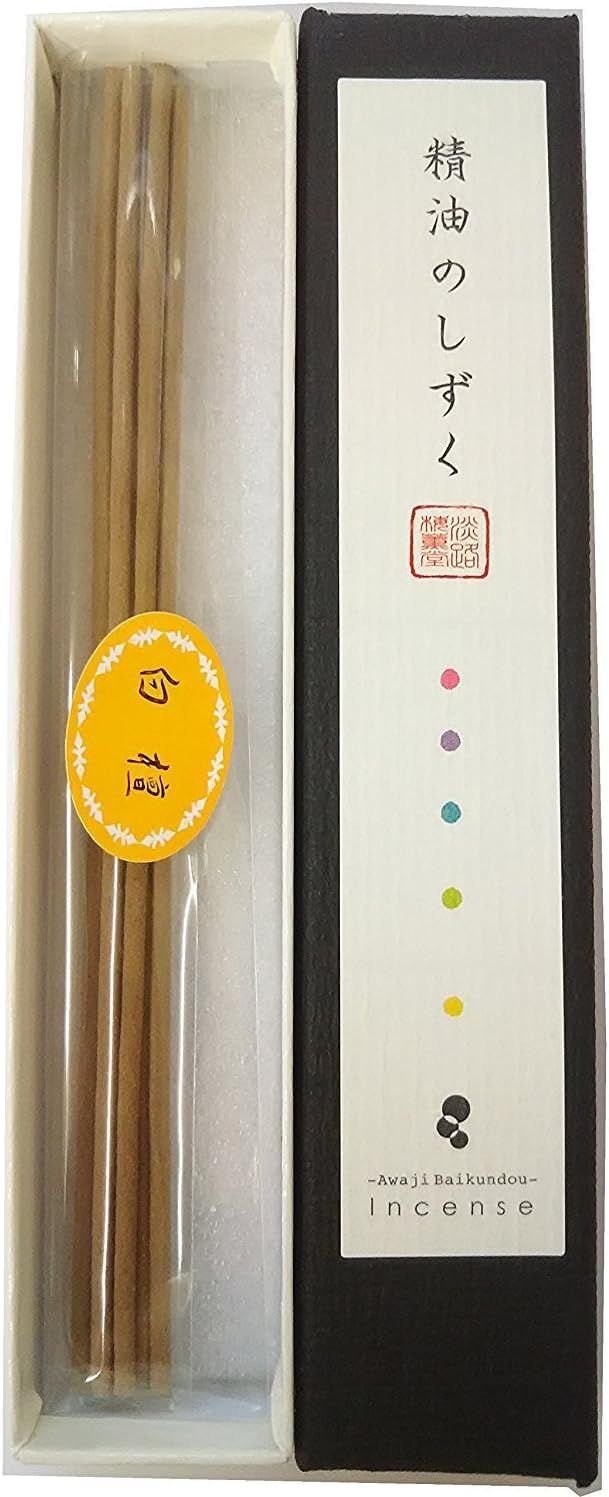 Awaji BaikundoのIncense 高級Incense 精油のしずくSandalwood 6本入り #185 ×20