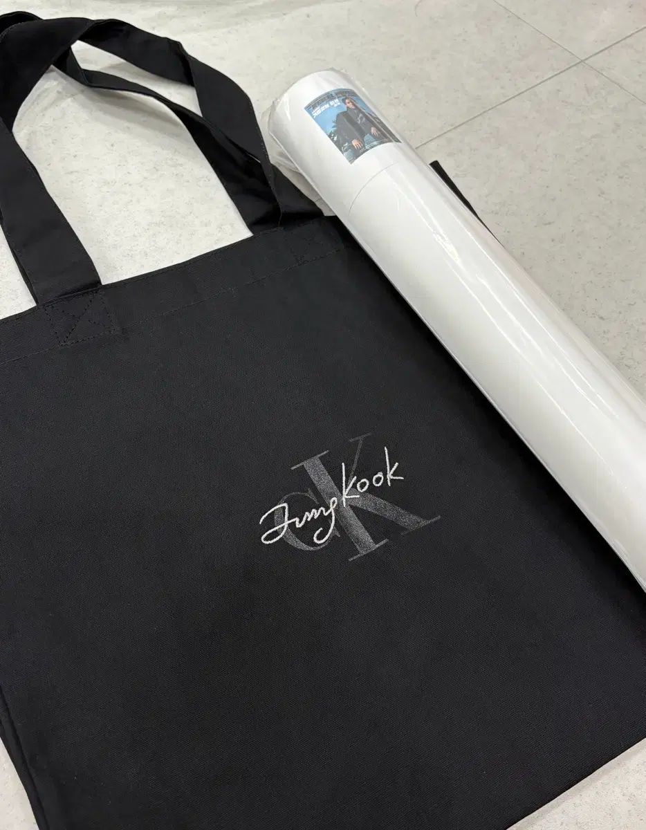 カルバン クライム ジョングク(JUNGKOOK・JK・グク) トートバッグ(TOTE BAG) + 聖水 スカイ ポスター(poster)