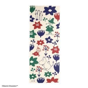 【新品・5営業日で発送】丸眞 MOOMIN ムーミン カームカラーフラワー 手ぬぐい タオル タペストリー 日本製 (1425034400)【入数:10】