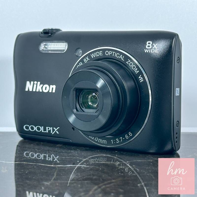 【美品】Nikon COOLPIX A300 ブラック 2005万画素 光学8倍ズーム 広角25mm Wi-Fi Bluetooth SnapBridge コンパクトデジタルカメラ ニコン クールピクス③
