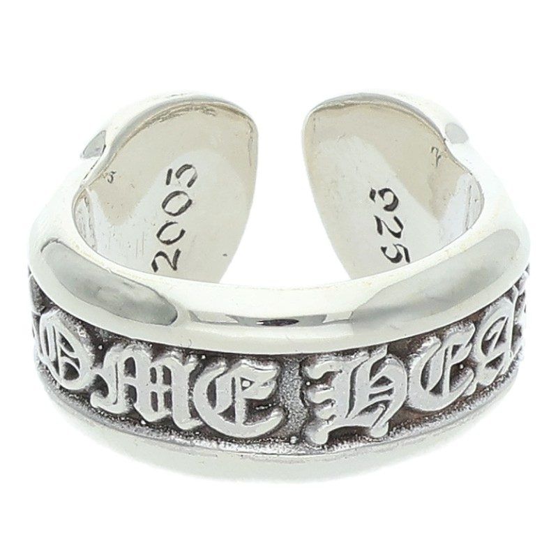 Chrome Hearts クロムハーツ SM SCROLL LABEL リング クロムハーツ SM SCROLL LABEL/スモールスクロールラベル シルバー