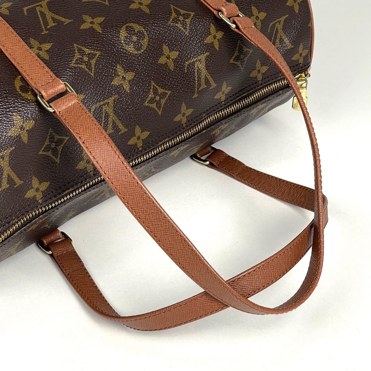 ルイ・ヴィトン Louis Vuitton パピヨン30 バレルバッグ 筒型 旧旧型