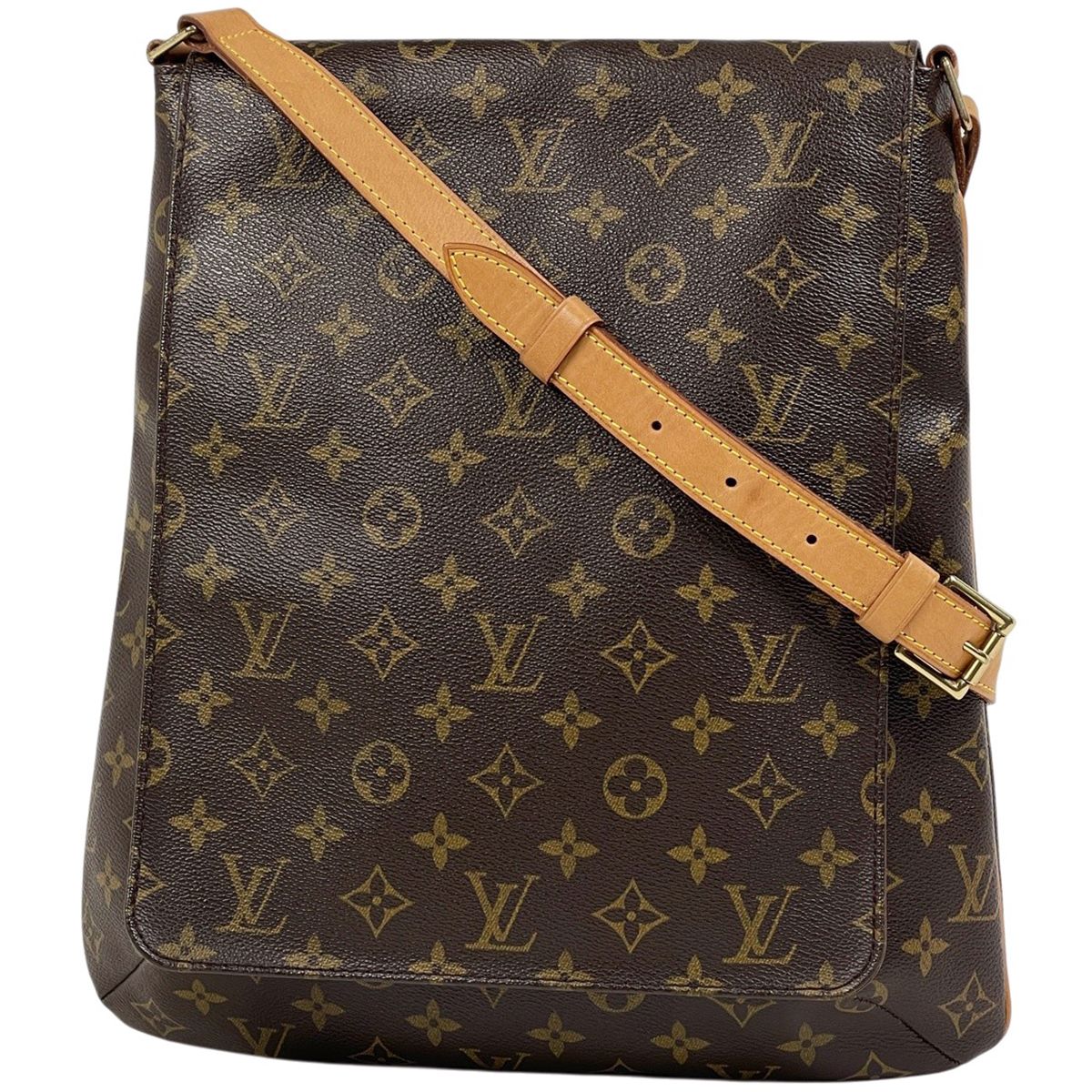 ルイ・ヴィトン Louis Vuitton ミュゼット 斜め掛け ショルダーバッグ モノグラム ブラウン M51256 レディース 【中古】