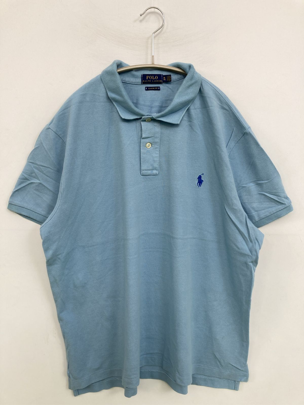 Polo Ralph Lauren ポロラルフローレン ポロシャツ XL スカイブルー 