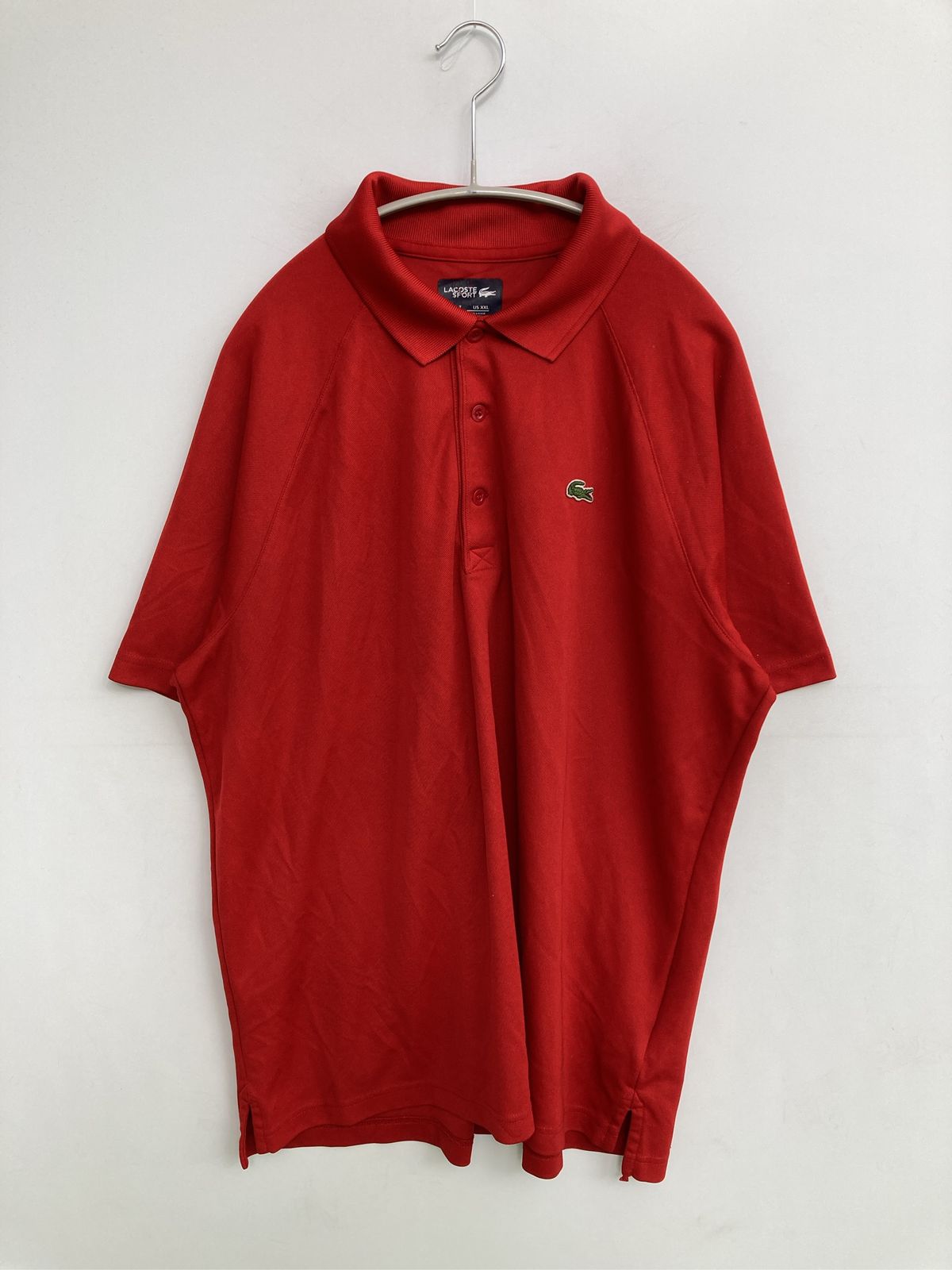 美品 LACOSTE ラコステ ポロシャツ ホワイト FR4 US サイズM LACOSTE SPORT⁄ラコステスポーツ 半袖ポロシャツ ホワイト系 FR4 USM