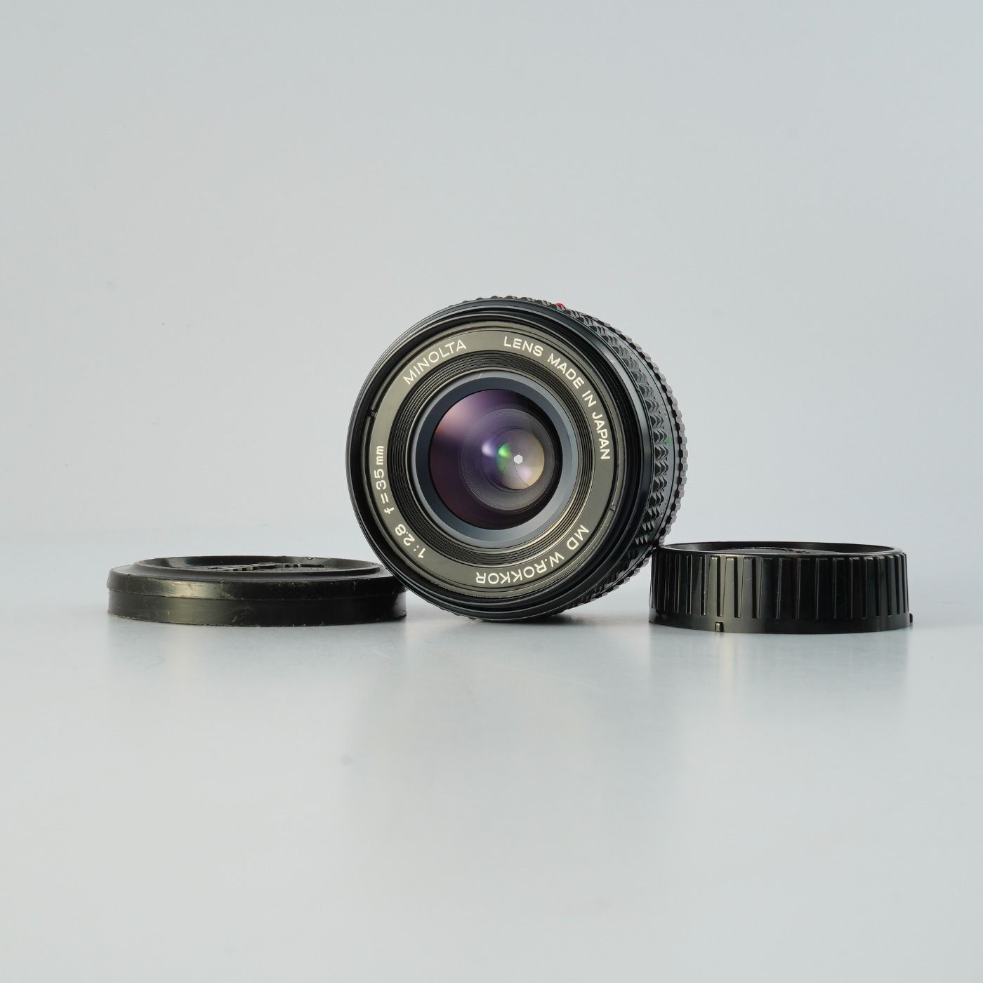 MINOLTA ミノルタ MD W.ROKKOR 35mm F/2.8 単焦点レンズ - メルカリ