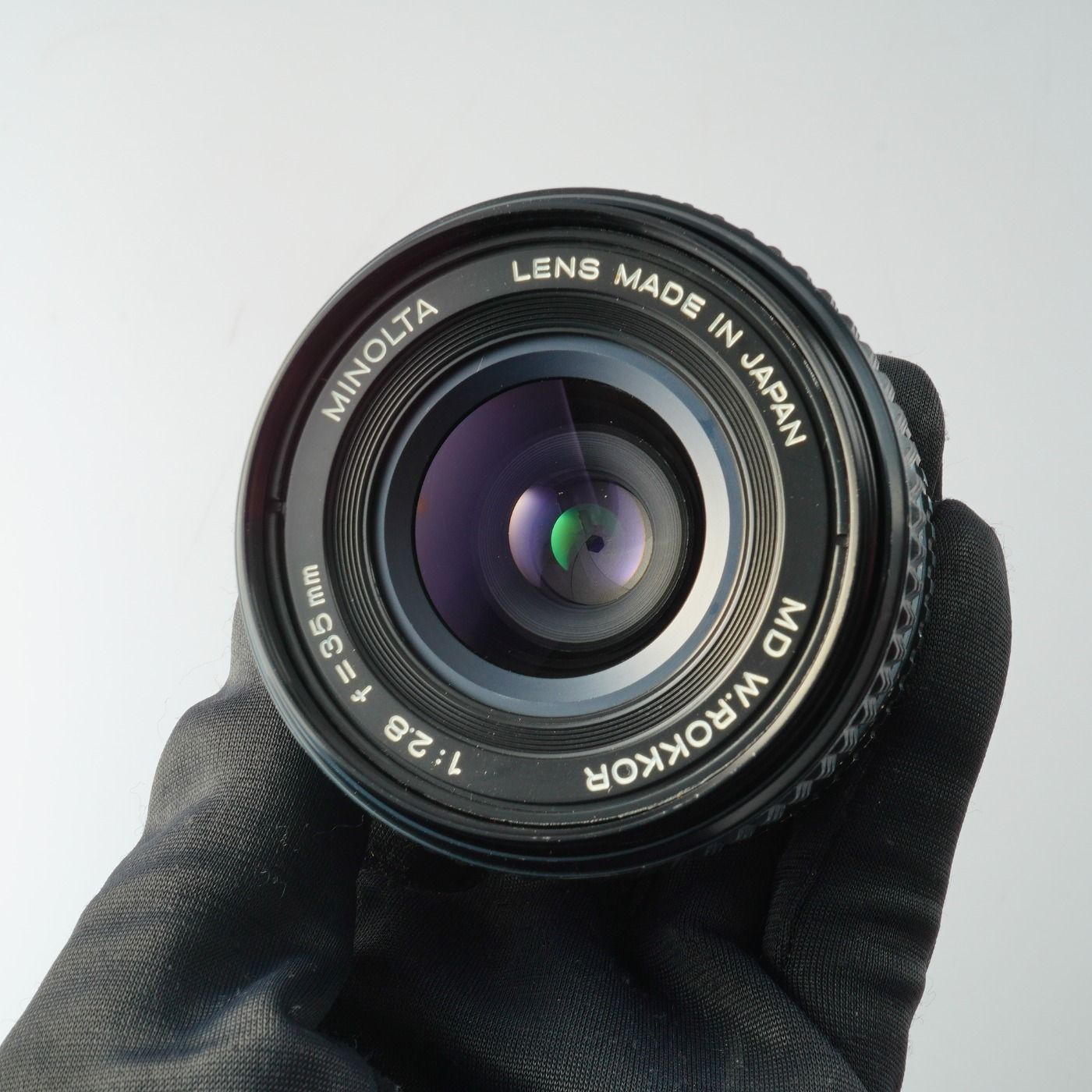 MINOLTA ミノルタ MD W.ROKKOR 35mm F/2.8 単焦点レンズ - メルカリ