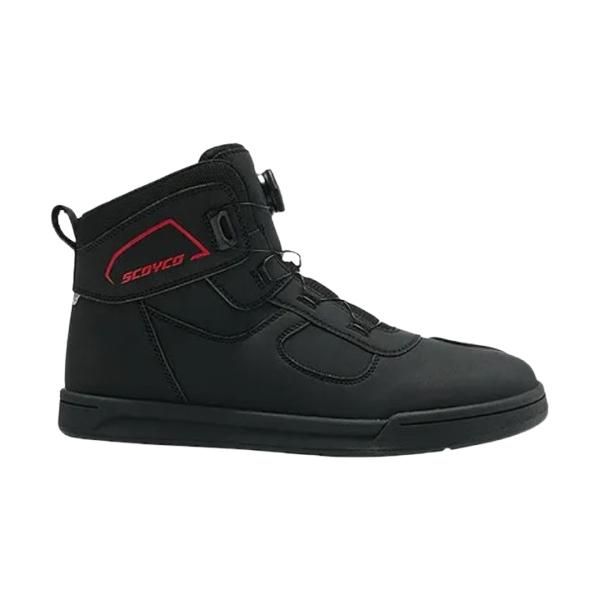 SCOYCO スコイコ ライディングシューズ MT074 ジャパンフィット カラー：BLACK/RED サイズ：28.0cm