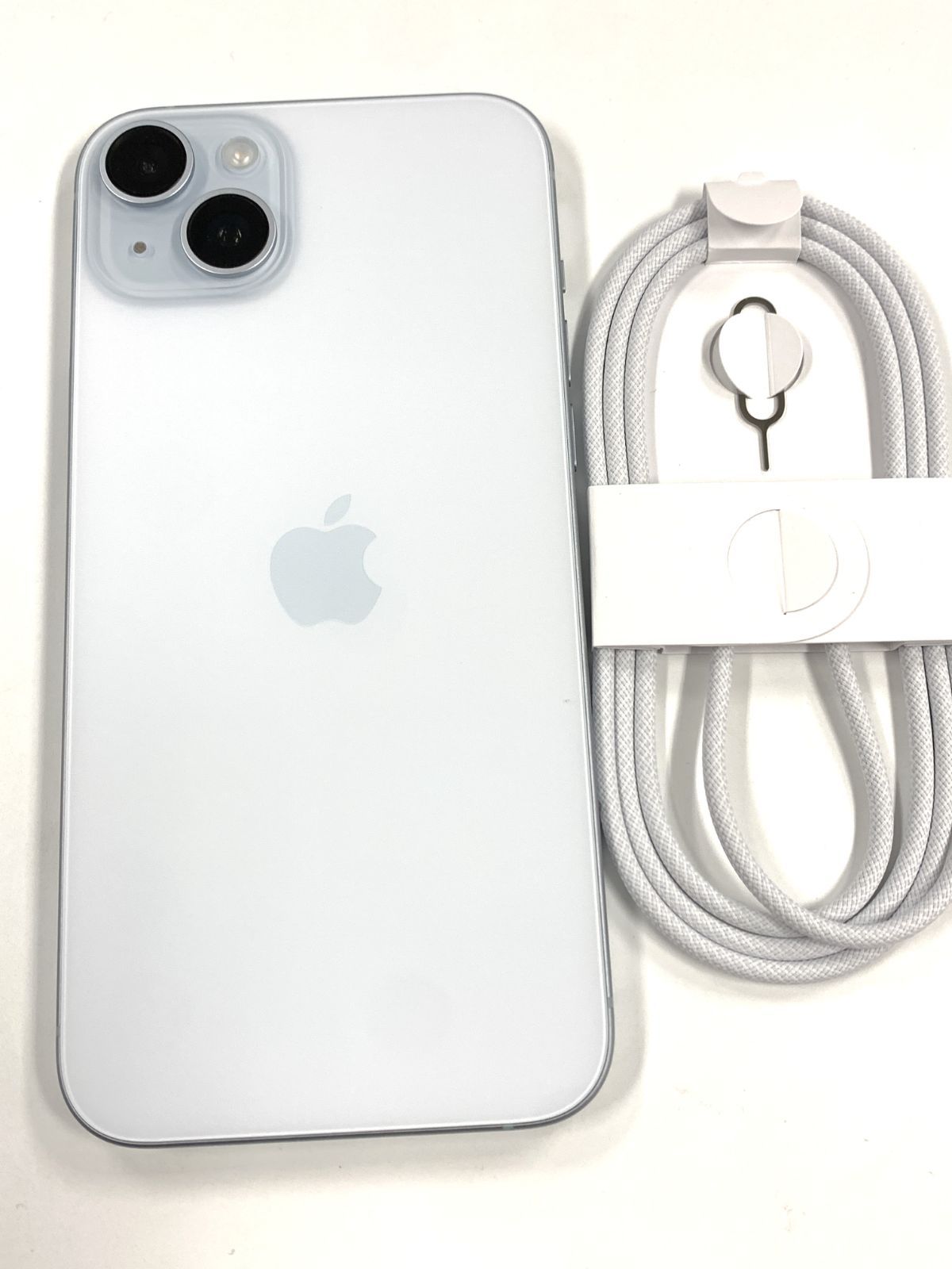 外装新品同様 バッテリー87％SIMフリー iPhone15 Plus 256GB ブルー