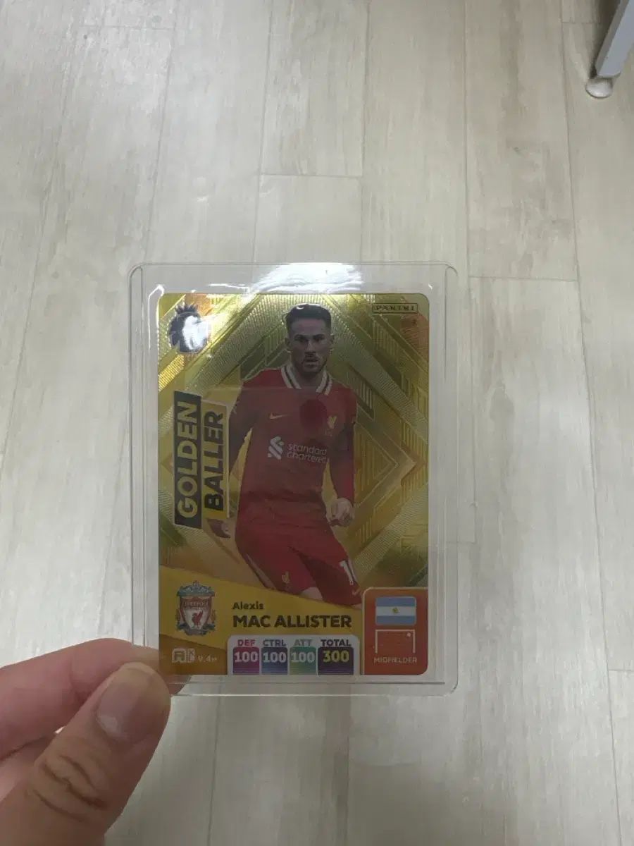 Panini パニーニ マック・アリスター GOLDENBALLER サッカー カード