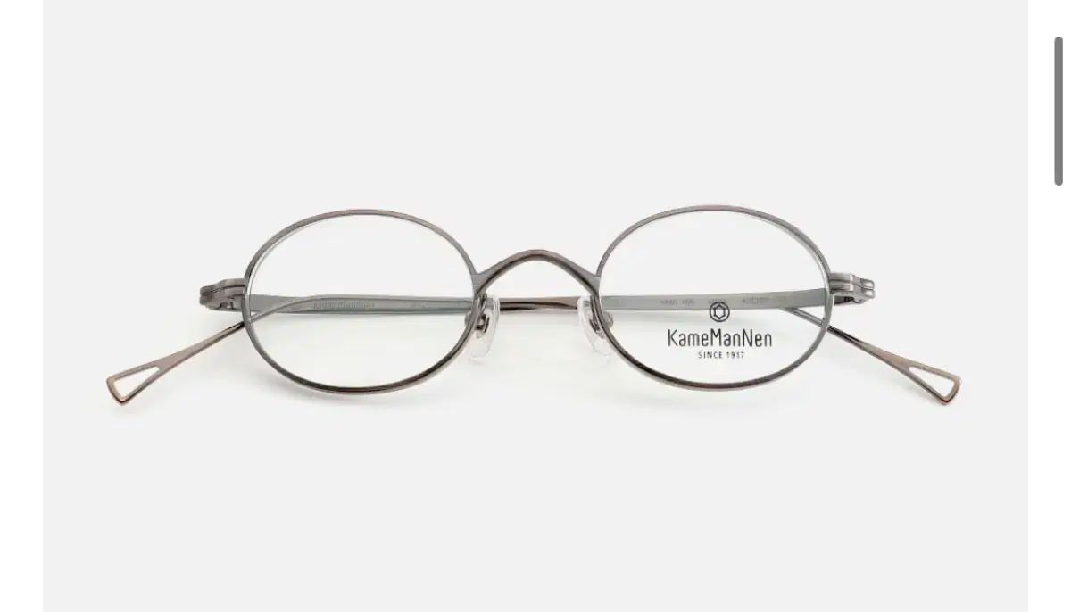 Kame ManNen カメマンネン kmn 150 brh COLOR チタン オーバル型 メガネ 出品