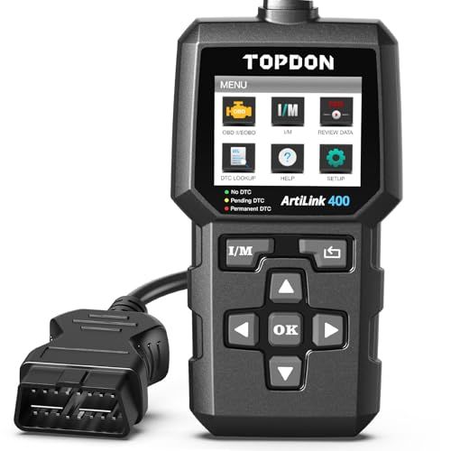 TOPDON AL400 obd2 診断機 日本語 車 故障診断機 トヨタ bmw ベンツテスター スキャンツール エンジン警告灯消し 車検排ガス検査(沖縄・離島の方発送不可）) a51fe9f9