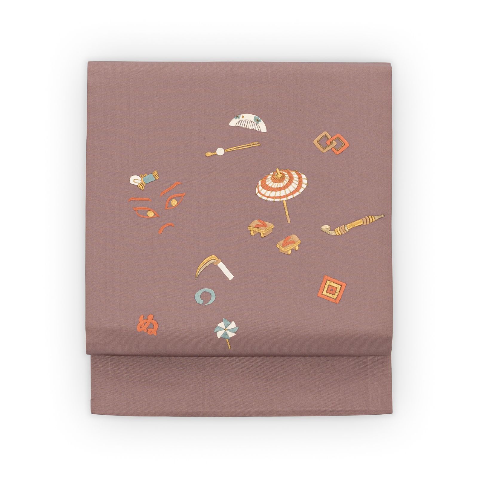 刺繍　歌舞伎模様