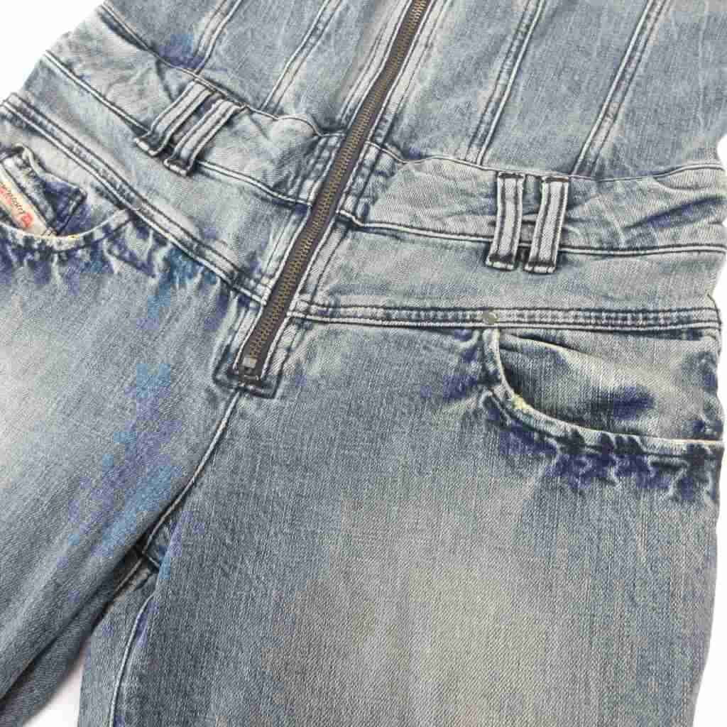 ディーゼル DIESEL デニム ジャンプスーツ オールインワン つなぎ S