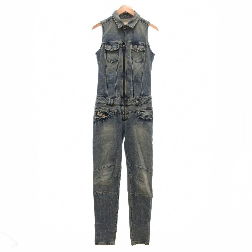 DIESEL ジャンプスーツ　デニム　Sサイズ ディーゼル DIESEL デニム ジャンプスーツ オールインワン つなぎ S