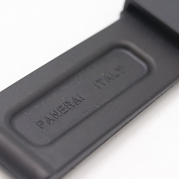 純正ベルト 良品 オフィチーネパネライ 22mm ラバーベルト ブラック