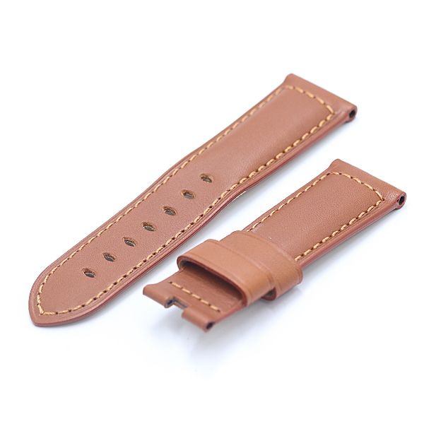 良品 オフィチーネパネライ 純正ベルト 22ｍｍ ブラウンカラー メンズ腕時計 2000000 NSK MYT