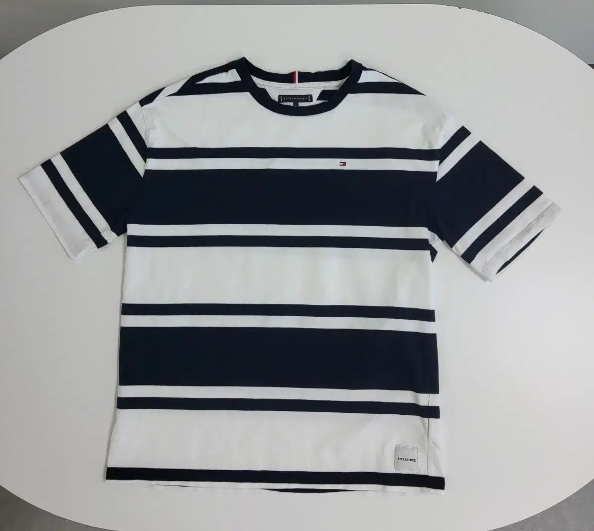 トミーヒルフィガー ストライプ 半袖 Tシャツ