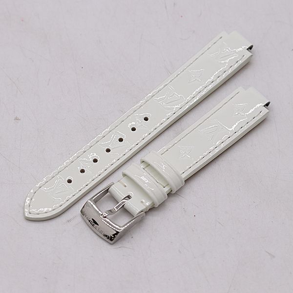 美品 箱付 エルメス 純正ベルト レザー ホワイトカラー 15ｍｍ用 レディース腕時計 2000000 5NBG MST