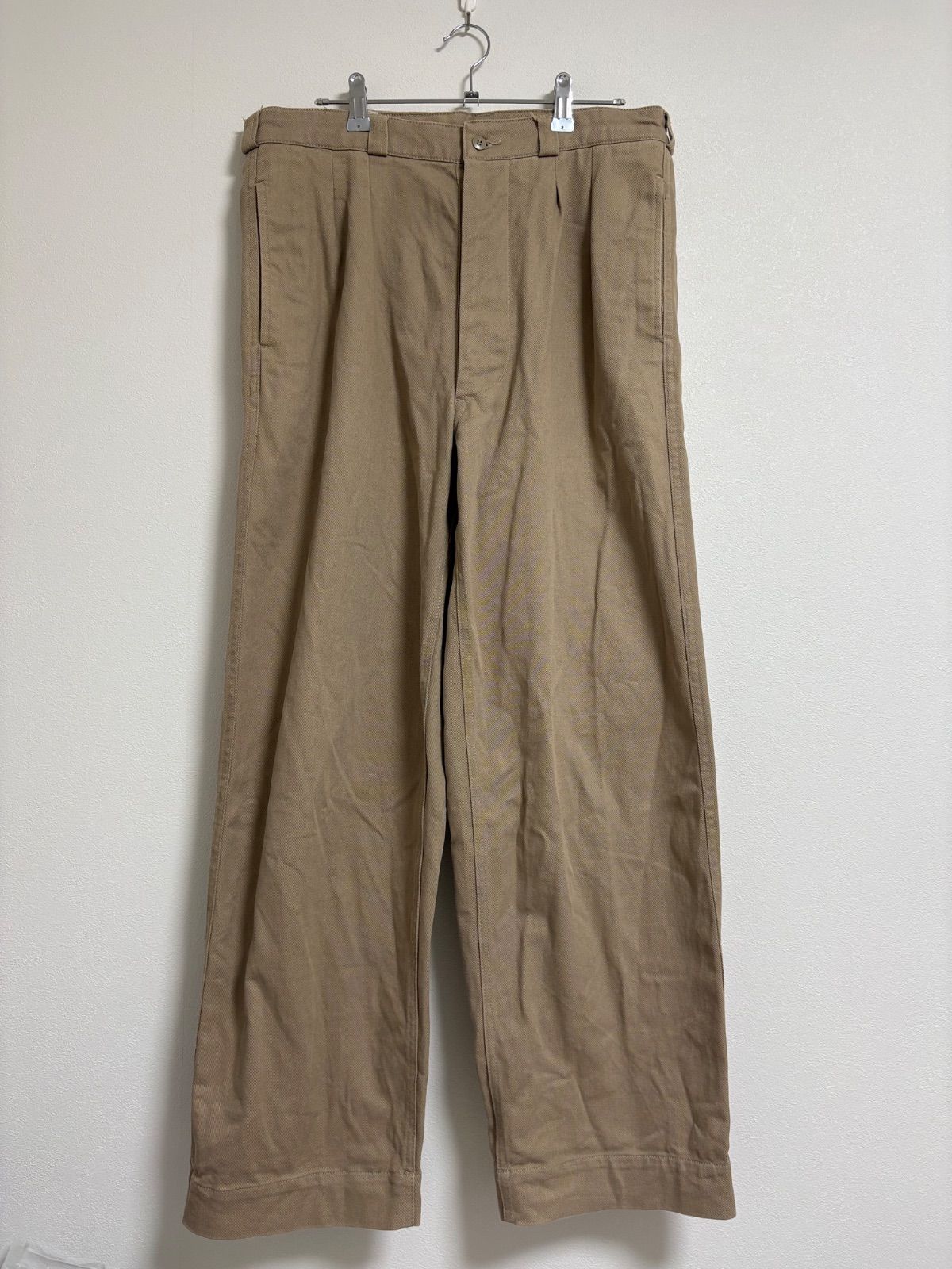 alier aizenay m52 チノパン ワークパンツ フランス軍 ベージュ - メルカリ