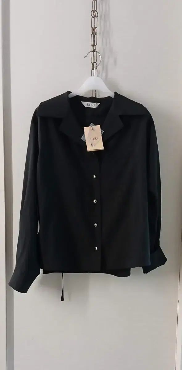ハンサム SJSJ ブラック シャツ ジャケット