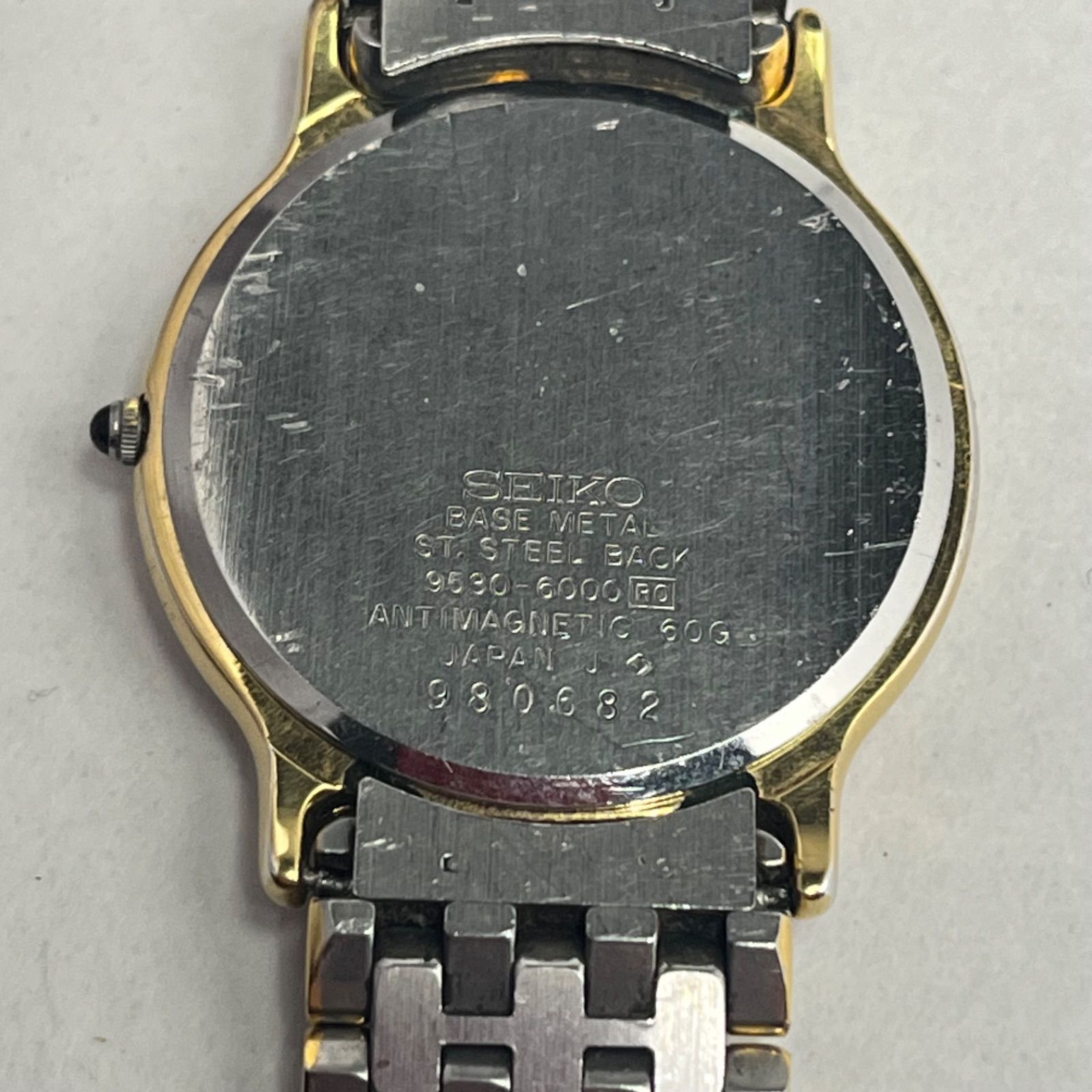 SEIKO DOLCE】セイコー ドルチェ 腕時計 メンズ クォーツ 文字盤グレー