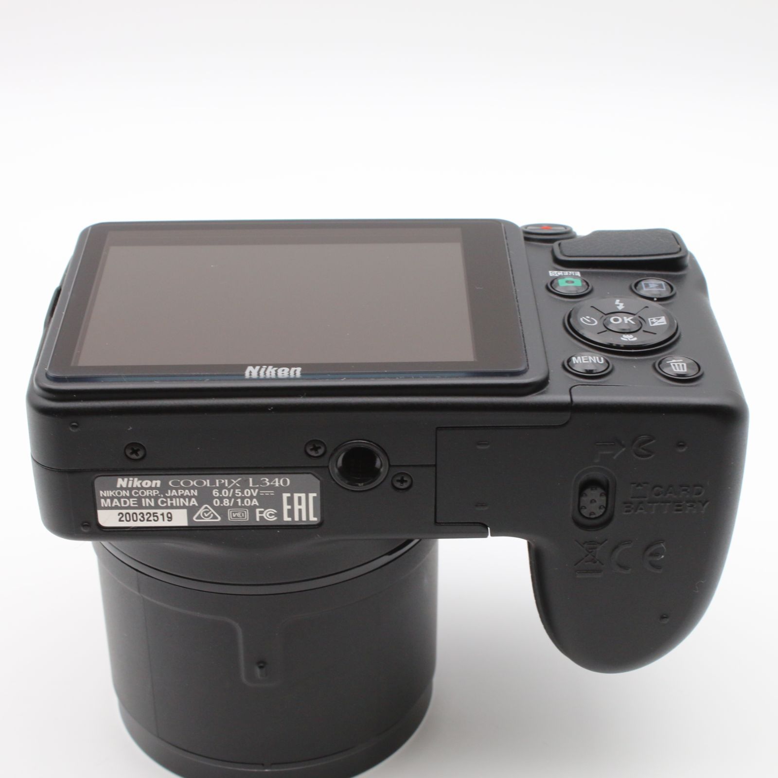 極上品】 Nikon COOLPIX L340 ブラック 20.2MP デジタルカメラ 光学