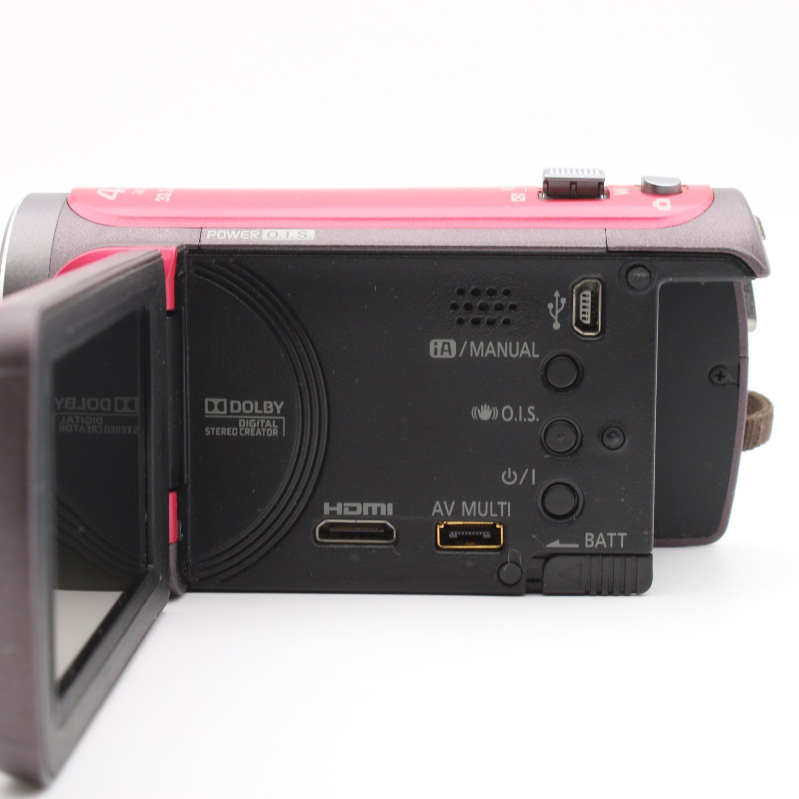極上品】 Panasonic HDC-TM45 ピンク 内蔵メモリー32GB デジタル