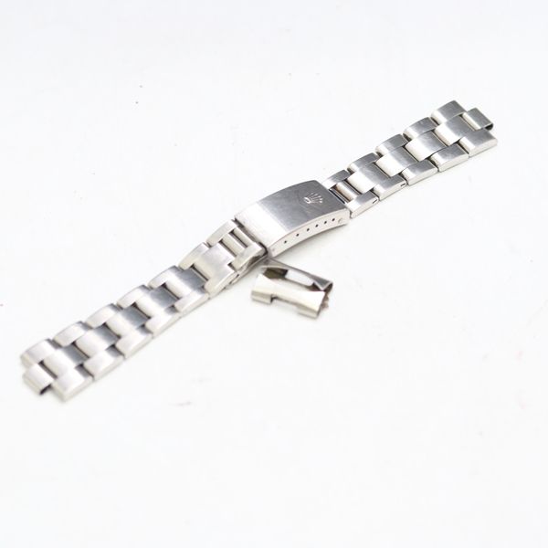 良品 ロレックス 純正ベルト シルバーカラー 19mm用 メンズ腕時計 2000000 NSK NAM