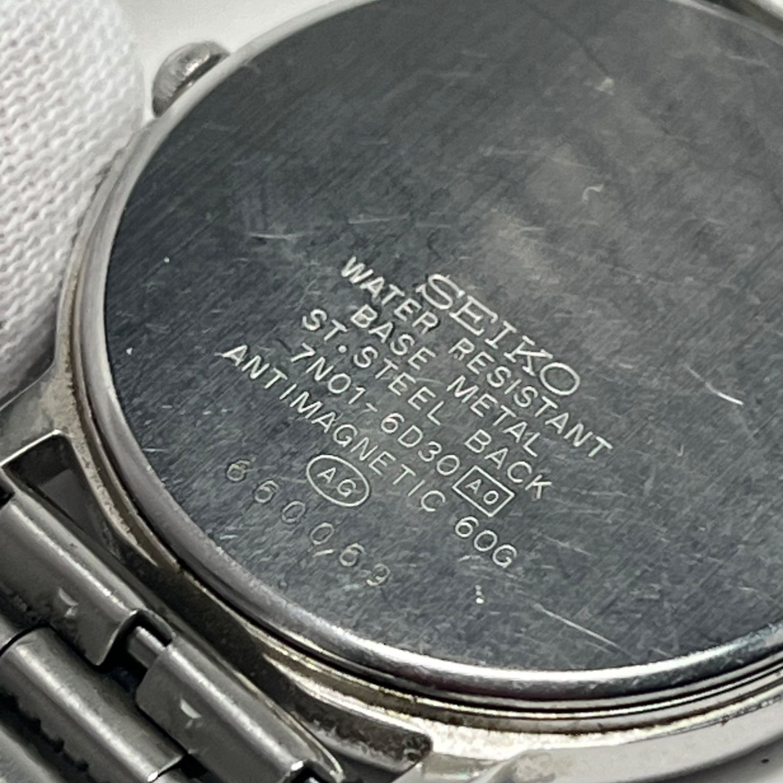 SEIKO】稼働 セイコー アベニュー 腕時計 クォーツ メンズ 7N01-6D30 