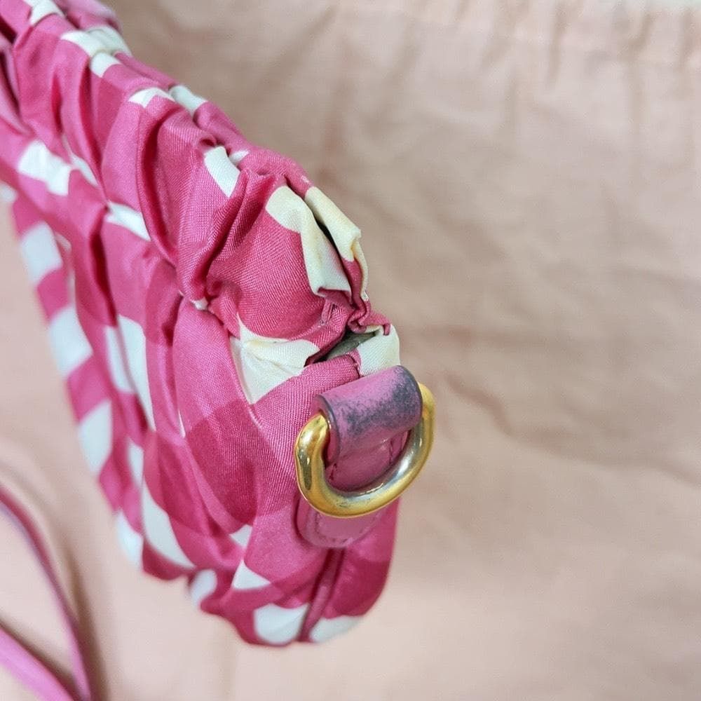miu miu ミュウミュウ 2way ショルダーバッグ クラッチバッグ ギンガム 