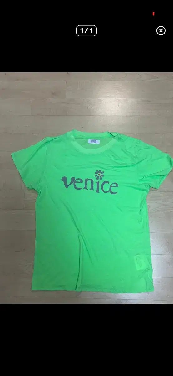 Erl エル ベニス 半袖 Tシャツ グリーン 18,974円