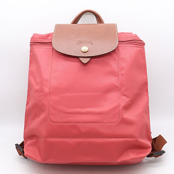 美品 ロンシャン ル プリアージュ バックパック ピンクカラー ファッション小物 2000000 NSK KMT