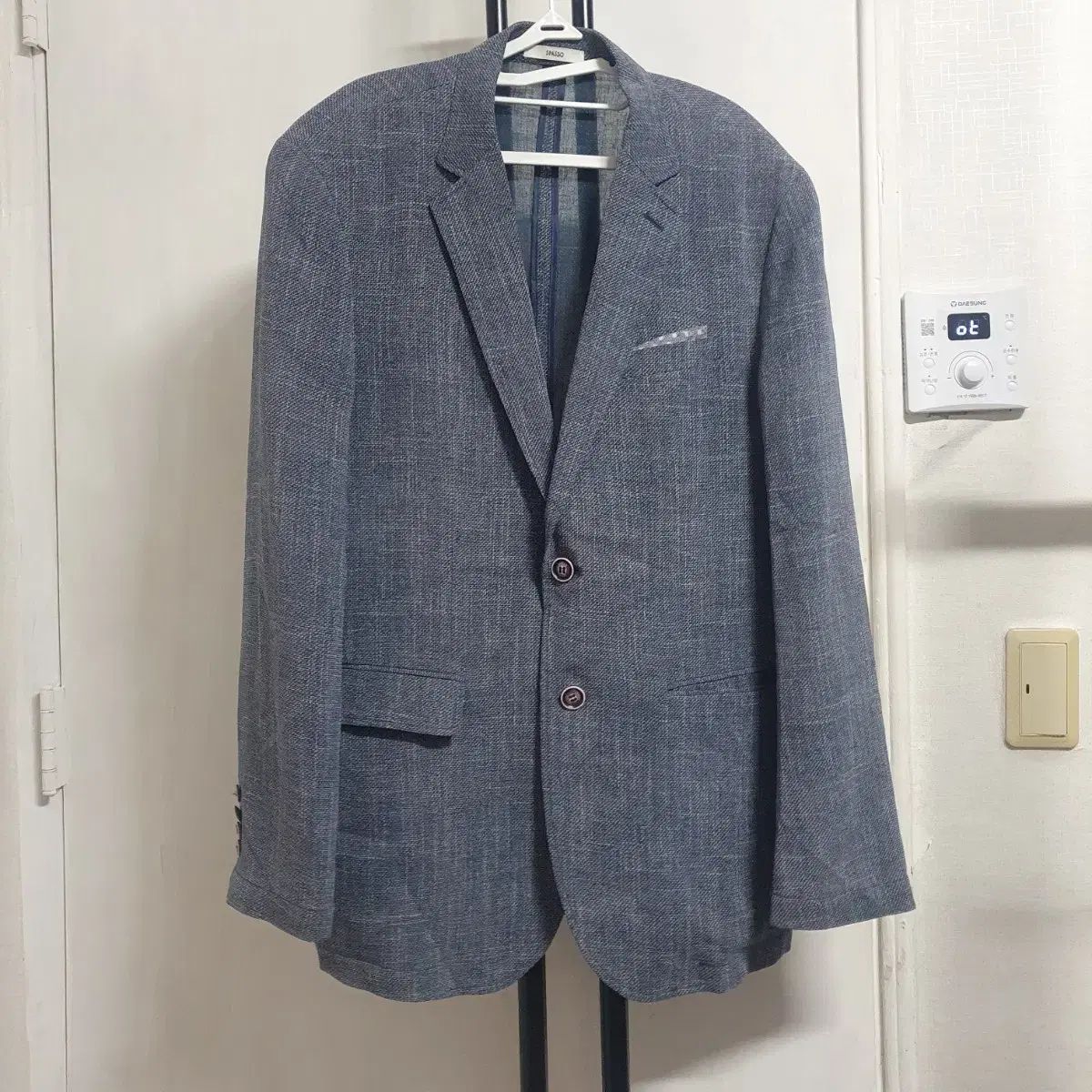 SPASSO スパ쏘 夏 スーツジャケット グレー XL 105