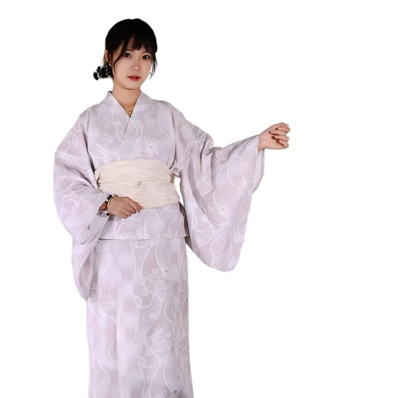 [HOHO AYUMU] レディース レース 二部式浴衣 セパレート浴衣セット 羽織?キャミワンピース 通年用 クラシック ファッション 簡単着付け 心地よい触感 夏服 祭り 花火大会e 2374f683