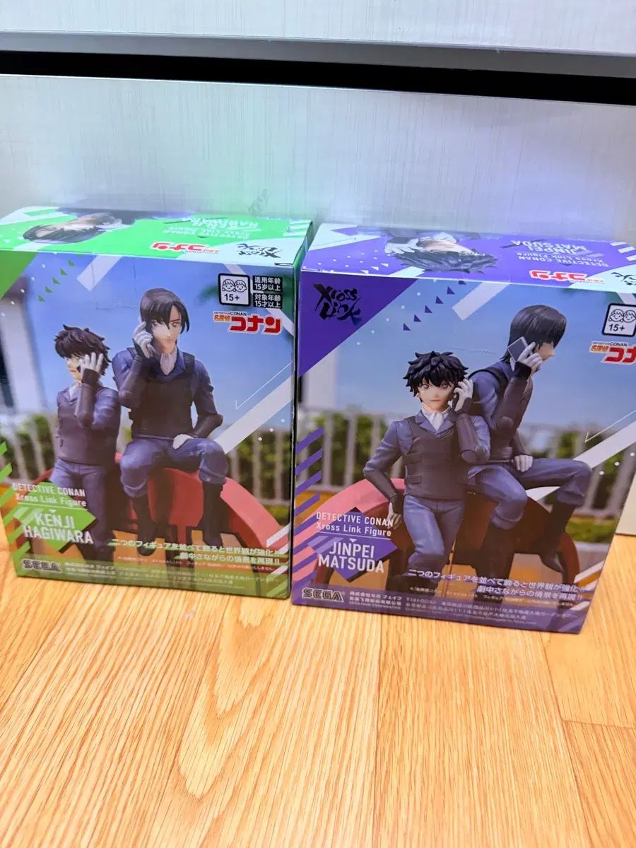 (未開封 現物)1個 名探偵コナン クロスリンク 萩原 研二 松田 陣平 フィギュア
