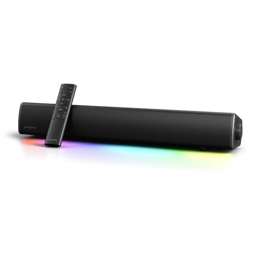 Sound Blaster GS5 LEDライティング 広がりのあるサウンド 60Wピーク BT/光入力/アナログ入力 リモコン付き PC ゲーミング サウンドバー SP-SBGS5(沖縄・離島の方発送不可）) 696a0e57