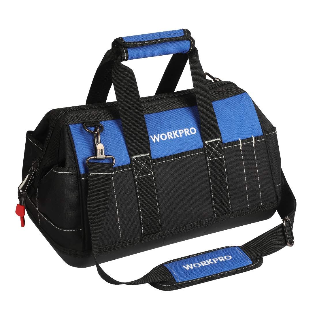 WORKPRO ツールバッグ 工具差し入れ 道具袋 工具バッグ 600Dオックスフォード 強化底 幅40cm(沖縄・離島の方発送不可）) c5b0497a