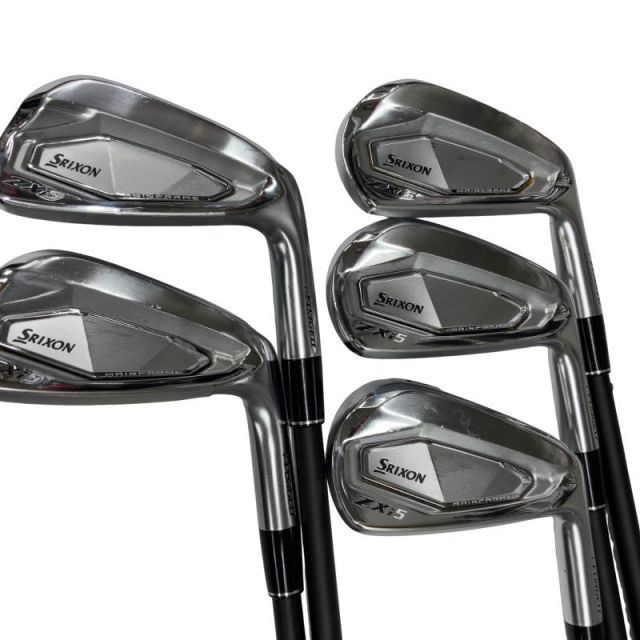 【中古】 ダンロップ SRIXON ZXi5 6S アイアンセット IR 純正特注シャフト (フレックスR) メンズ 男性用 右利き 右用 Cランク ゴルフクラブ