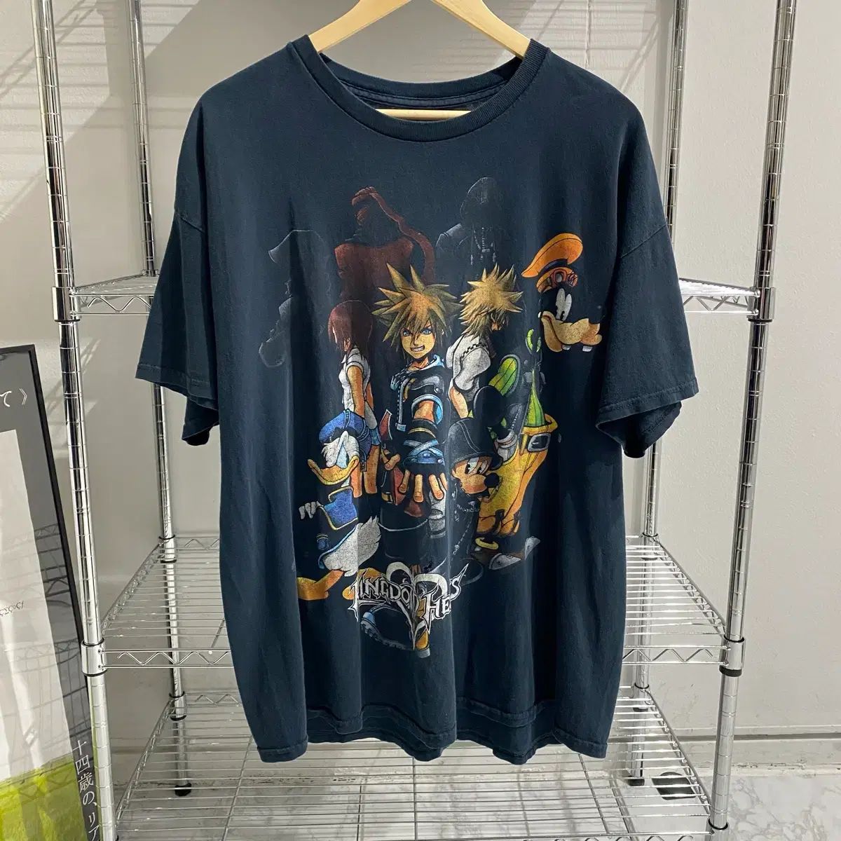 ディズニー キングダムハーツ 00s ヴィンテージ アニメ Tシャツ