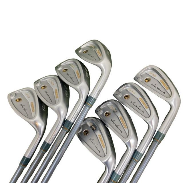 【中古】 本間ゴルフ LB-606 H＆F 黒七宝 8S レディース アイアンセット IR 2S NEW TITANIUM CARBON (フレックスその他) レディース 女性用 右利き 右用 Cランク ゴルフクラブ
