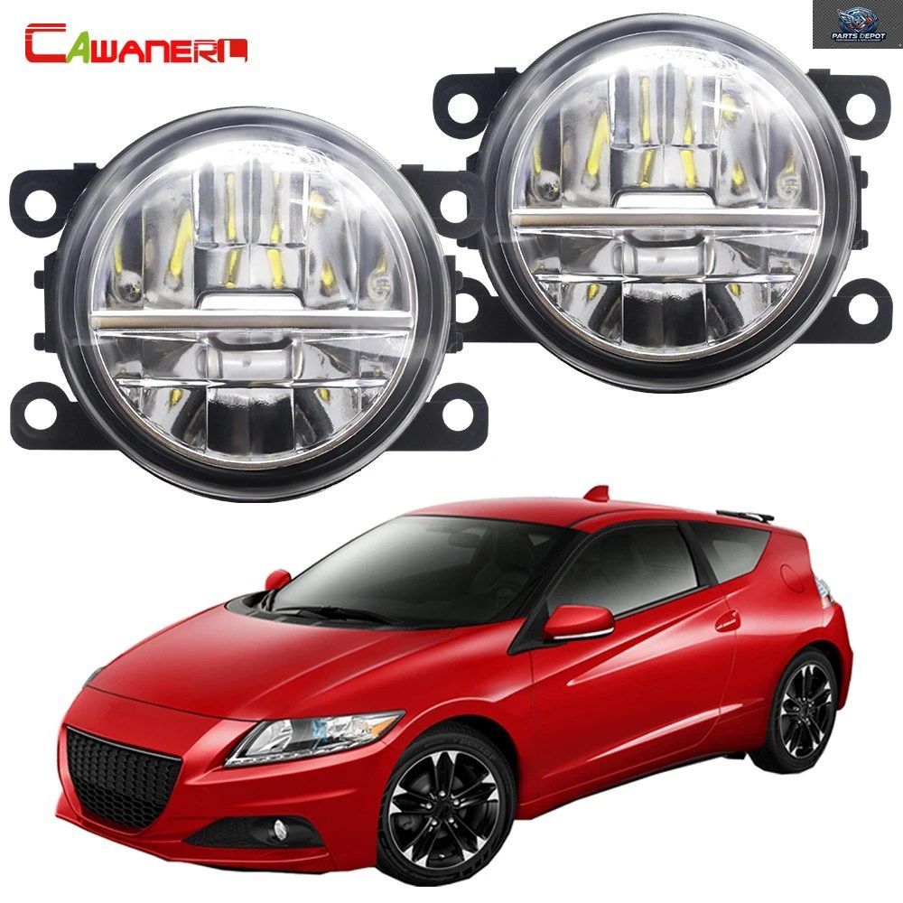 30W H11 車用LEDフォグランプアセンブリ ホンダ CR-Z CRZ 2013 - 16 外部フォグ デイタイムランニングランプ DRL 6000LM