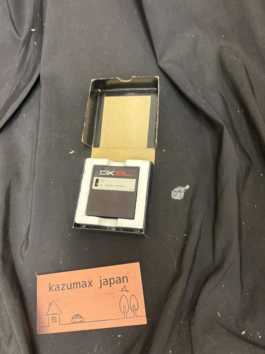 Yamaha DX7 RAM1 Data Cartridge 動作品 ケース付き DX7用メモリーカード ヤマハ（k-770）