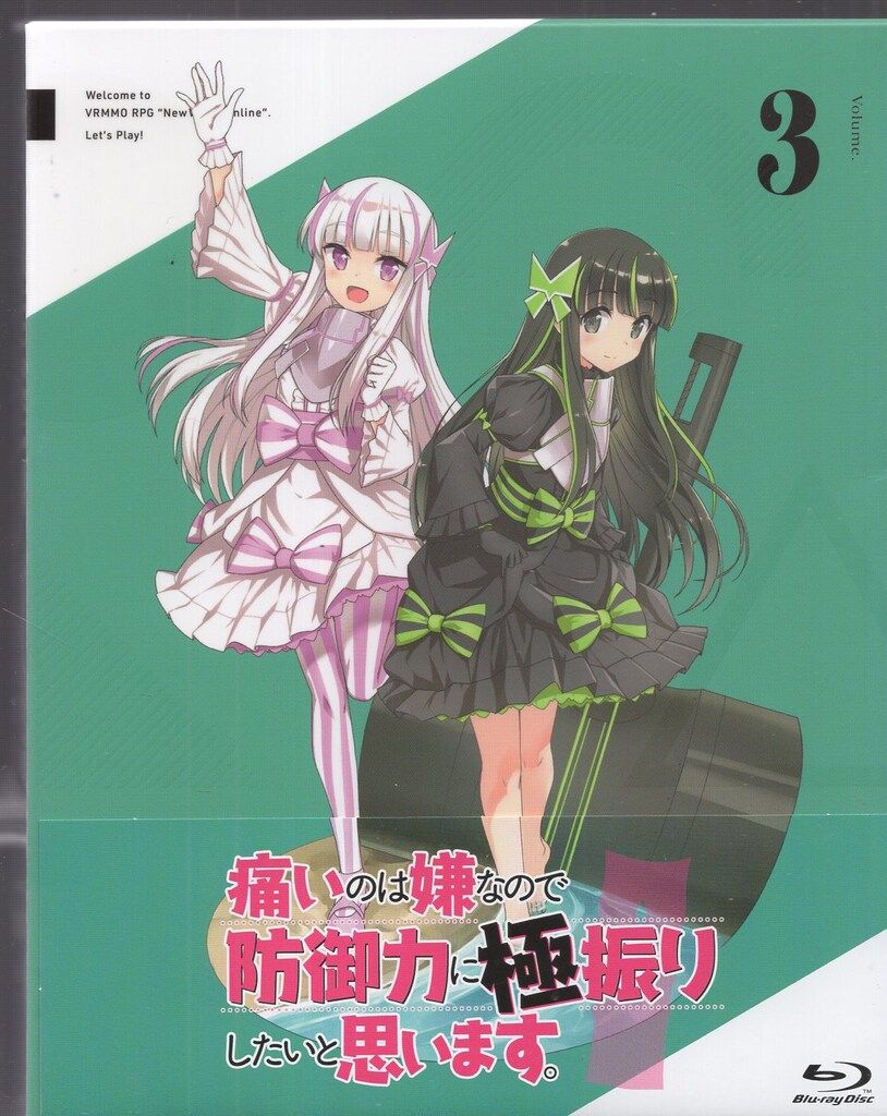 アニメBlu-ray 痛いのは嫌なので防御力に極振りしたいと思います。 初回生産版 3