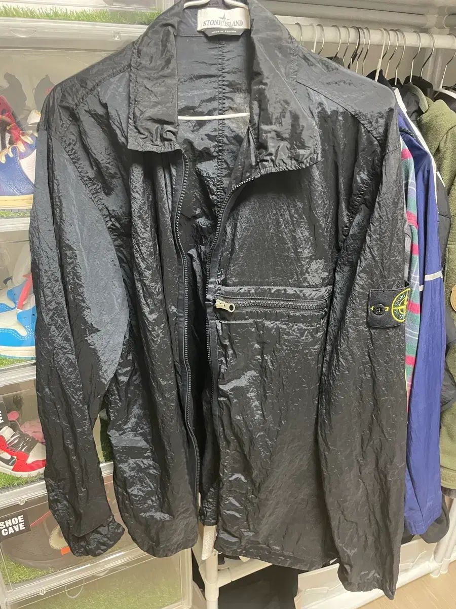 STONE ISLAND ストーンアイランド エコ エコー ニル オーバーサイズシャツ XL