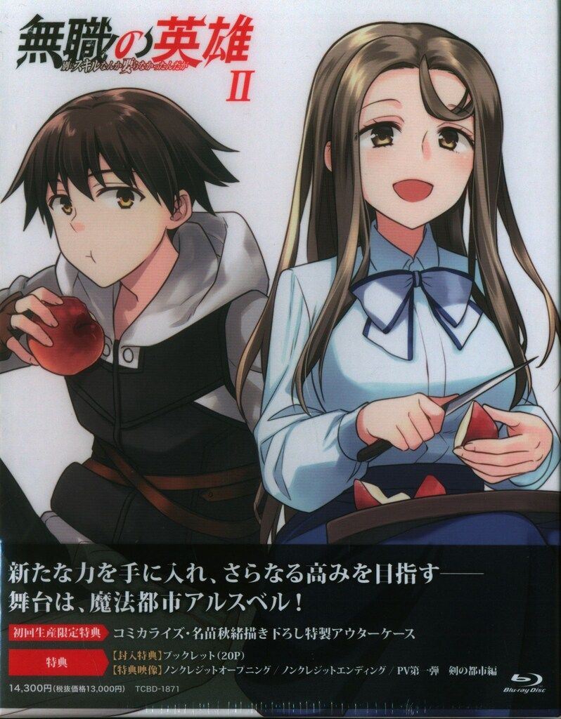 未開封　アニメBlu-ray 無職の英雄 ~別にスキルなんか要らなかったんだが~ 2