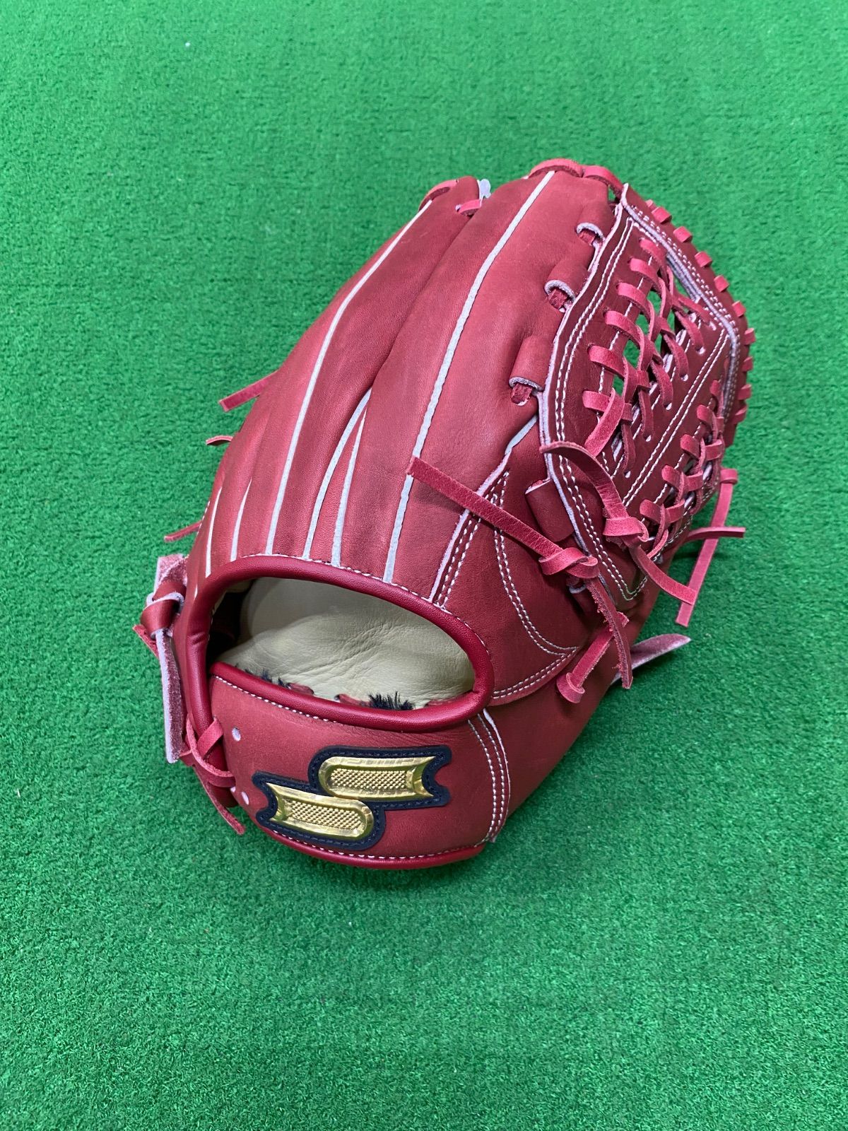 【新品・未使用】SSK 軟式内野手用グローブ レディッシュブラウン右投げ 6L