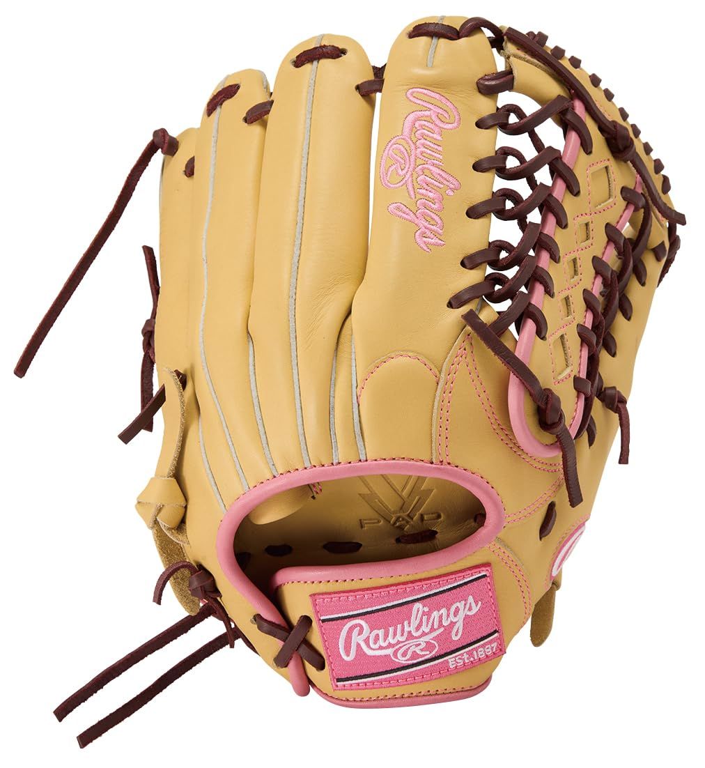 新品 Rawlings(ローリングス)野球用 グラブ グローブ ソフトボール用 女性専用 WOMEN用 ソフト HYPER TECH R2G GS5HTS65 キャメル [オールラウンド用] サイズ 11.75 ※右投げ用(左手着用)